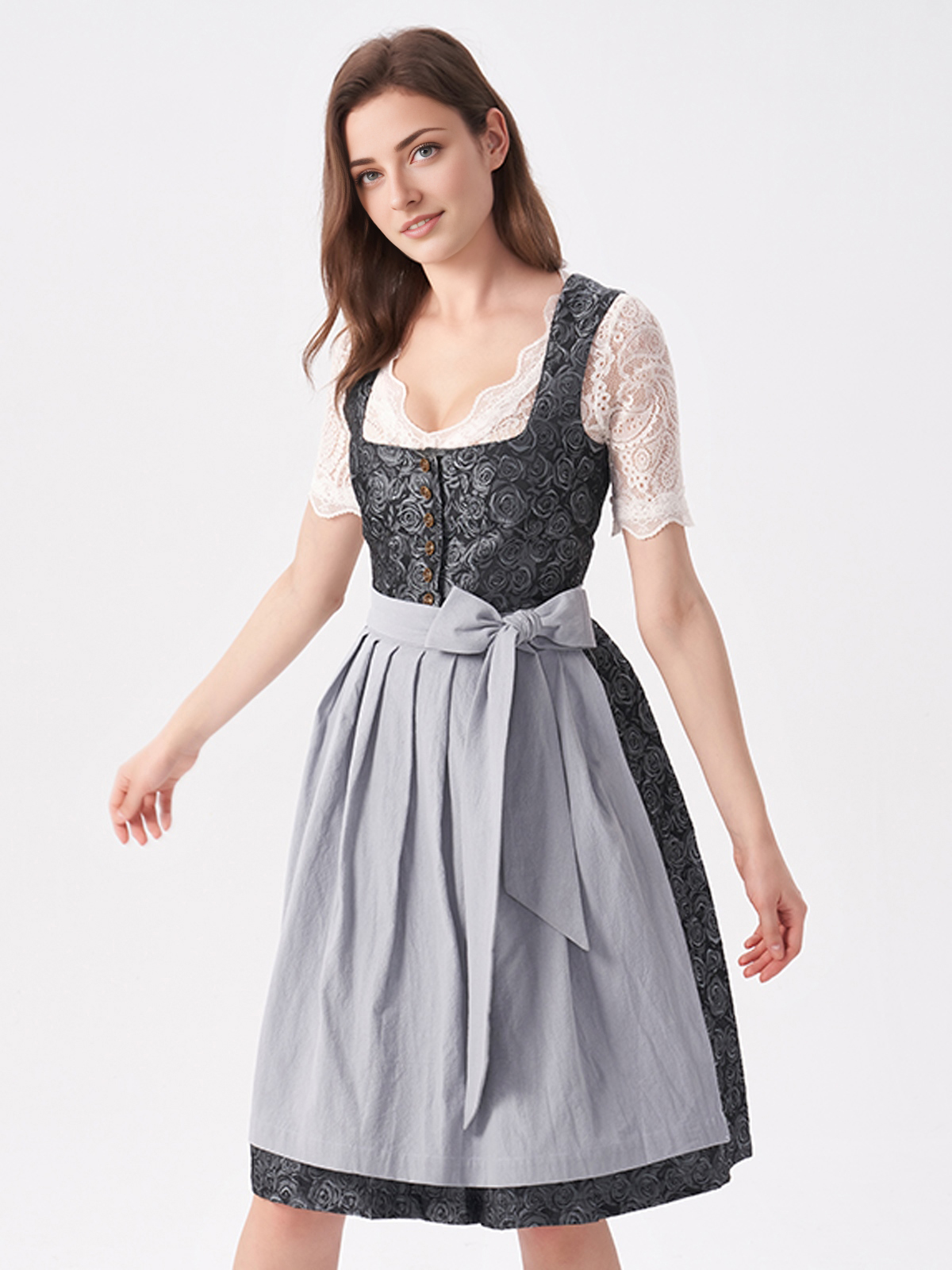 Ehreer Dirndl in Blau – Eleganz mit traditionellem Charme