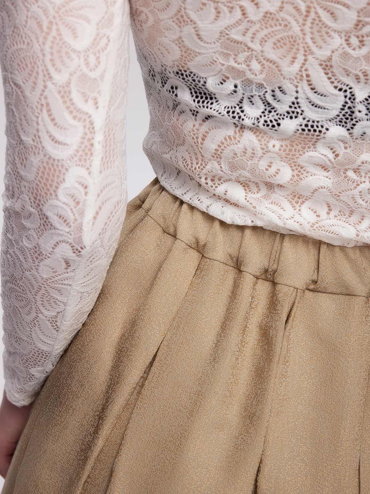 Dirndl Bluse in Weiß