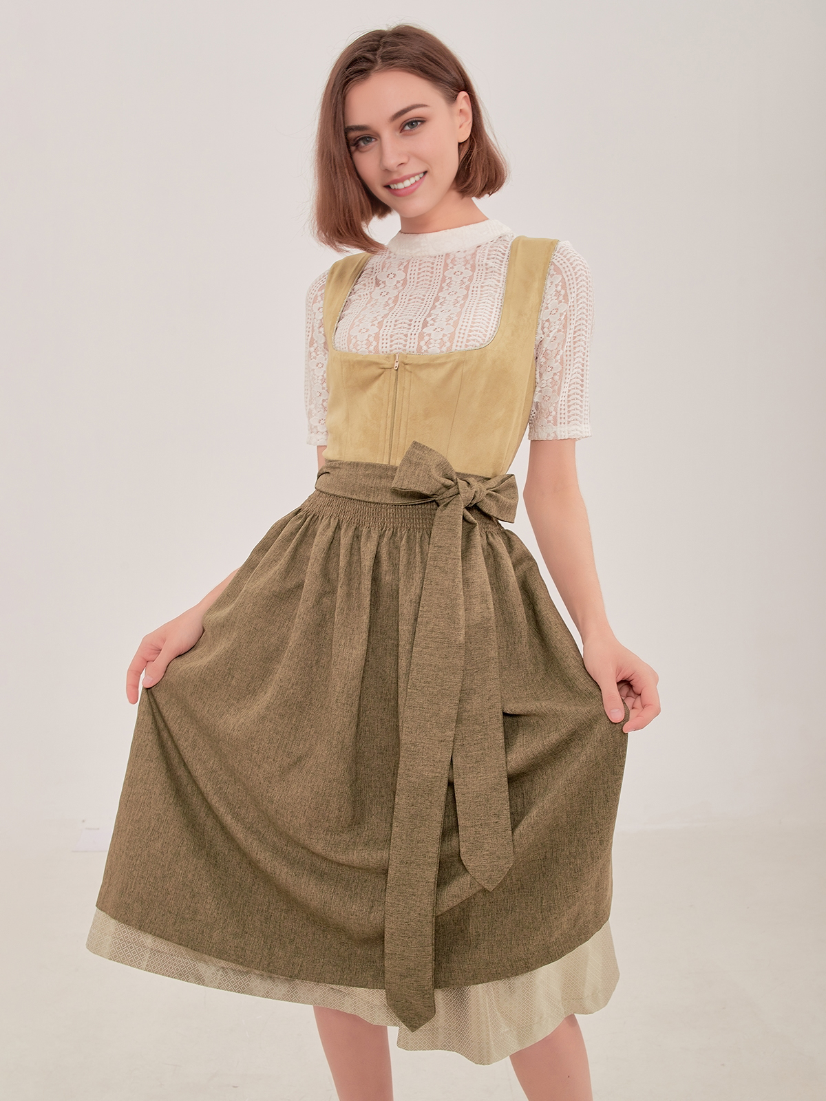 Dirndl in Grün – ein moderner Klassiker