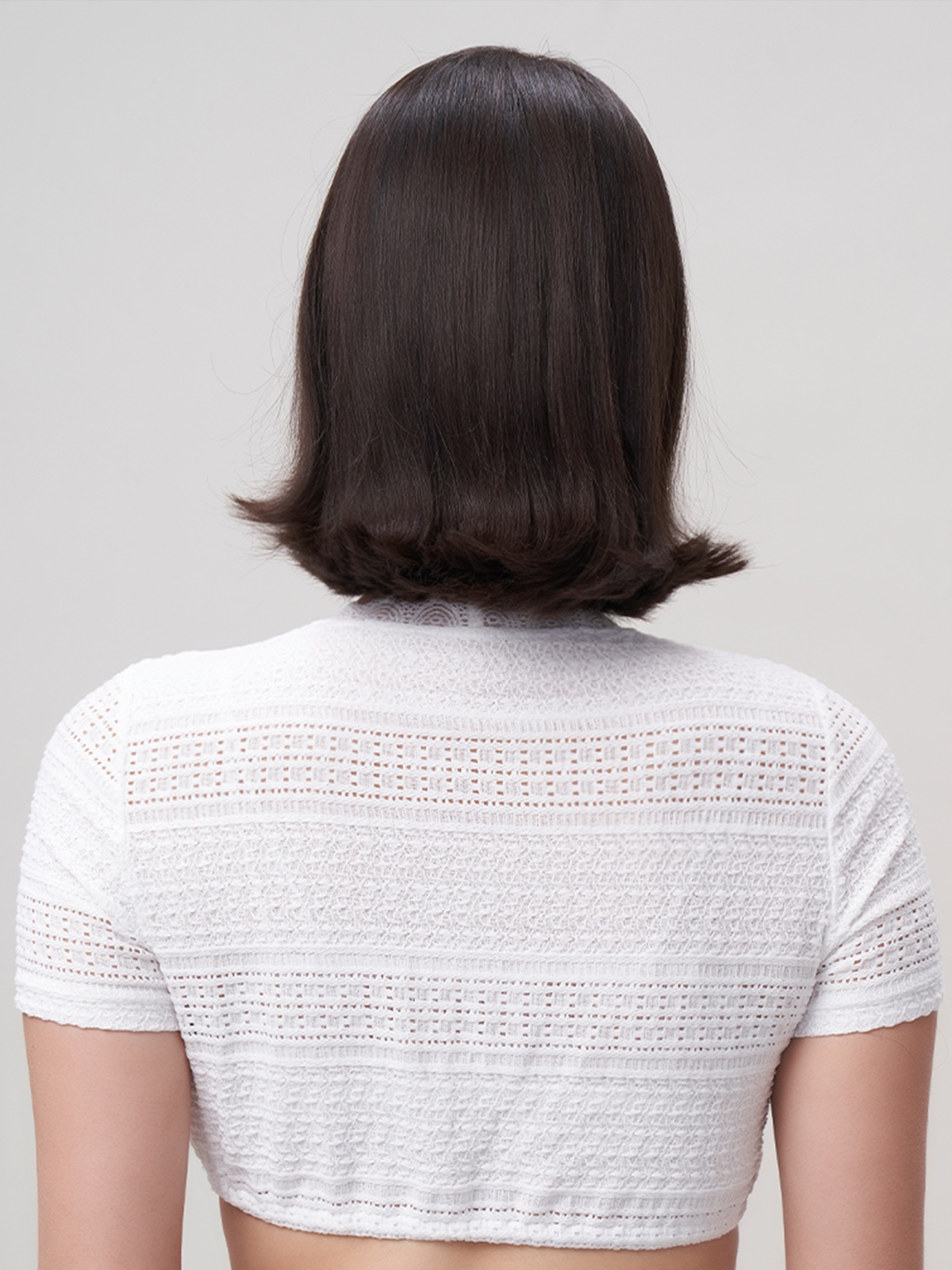 Dirndl Bluse in Weiß mit blau-grauem Dirndl