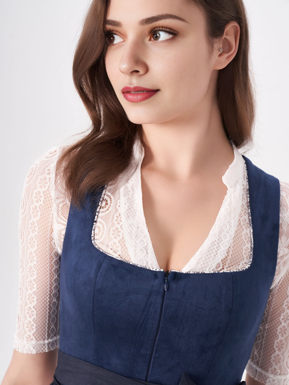 Ehreer Dirndl in Blau