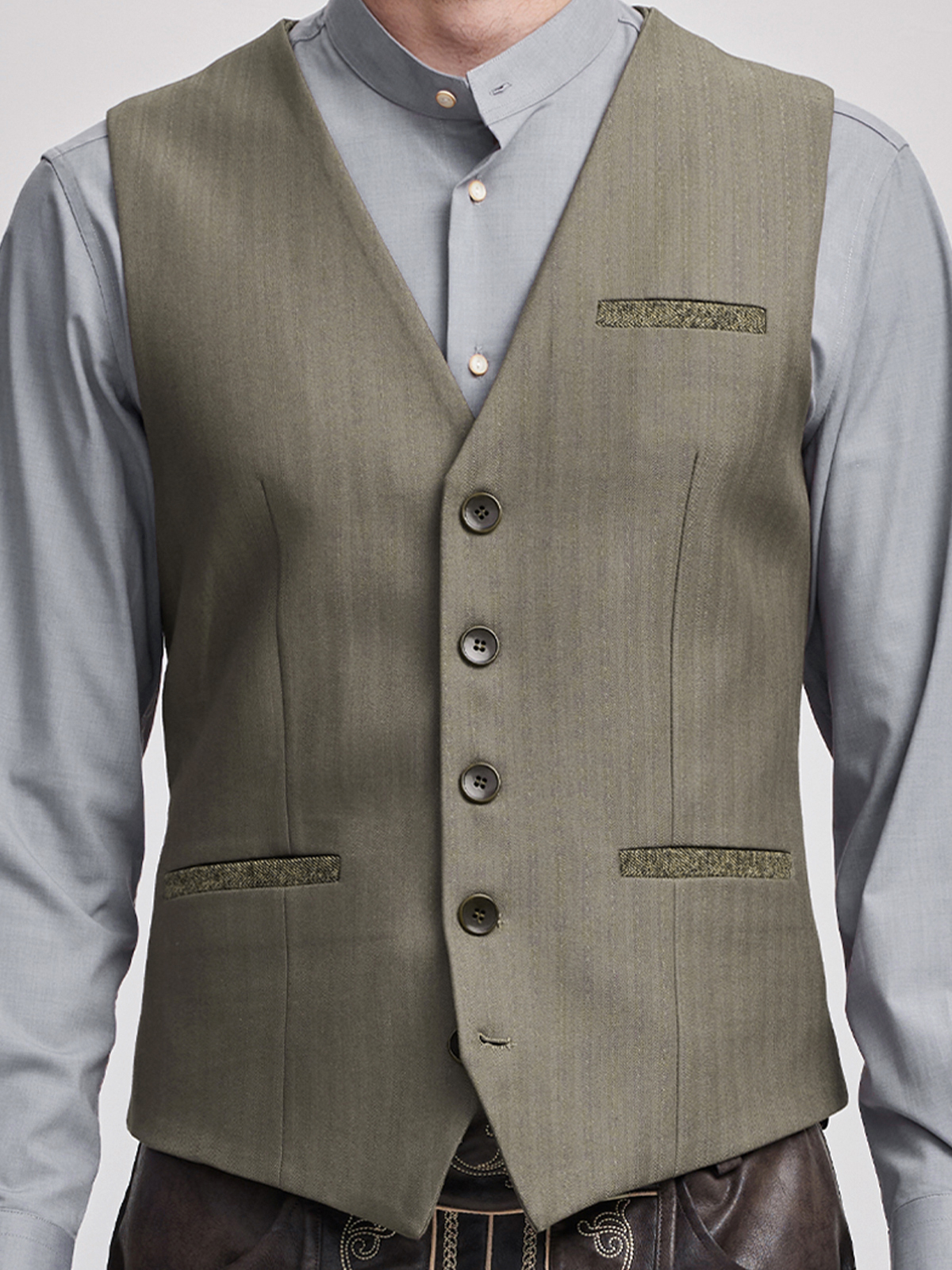 Hochwertige Lederhose in Braun